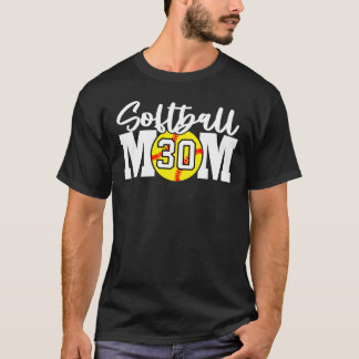 Softball Mam #30 T-shirt