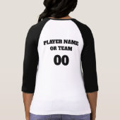 Softball mam hart met SWOOSH T-shirt (Achterkant)