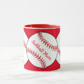 Softball Maman Ringer Mug (Centre)