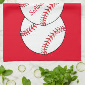 Softball Maman Serviette de cuisine (Plié)