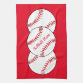 Softball Maman Serviette de cuisine (Vertical)