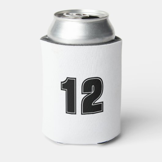 Softball Mom Script Aangepast nummer Blikjeskoeler (Blikje Achterkant)