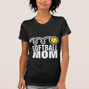 Softball mt-shirt voor vrouwen t-shirt