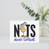 Softball Nut 2 Briefkaart (Staand voorkant)
