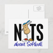 Softball Nut 2 Briefkaart (Voorkant / Achterkant)