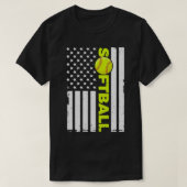 Softball-ontwerp voor een softbalventilator t-shirt (Design voorkant)