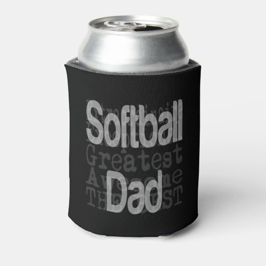 Softball Pap Buitengewoon Blikjeskoeler (Blikje Achterkant)