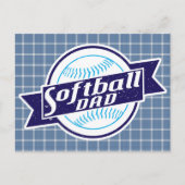 Softball Pap Post Kaarten (Voorkant)