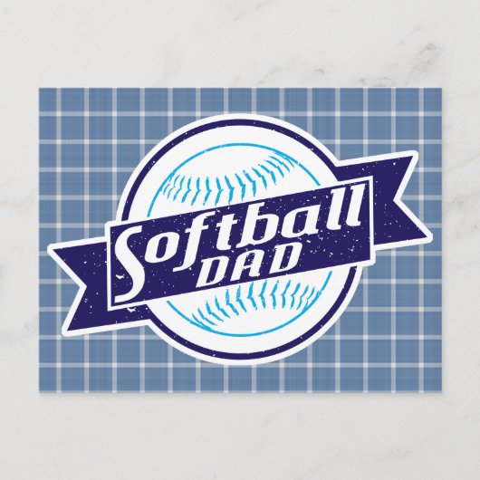 Softball Pap Post Kaarten (Voorkant)