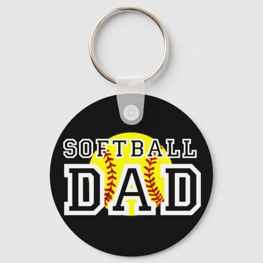 Softball Pap Sleutelhanger (Voorkant)