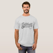 Softball Pap T-shirt (Voorkant volledig)