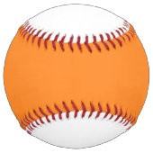 Softball Partition de balle douce blanche et orange (Dos)