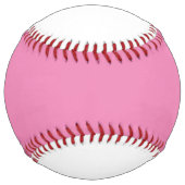Softball Partition de balle douce blanche et rose (Dos)