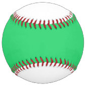 Softball Partition de balle douce blanche et verte (Dos)