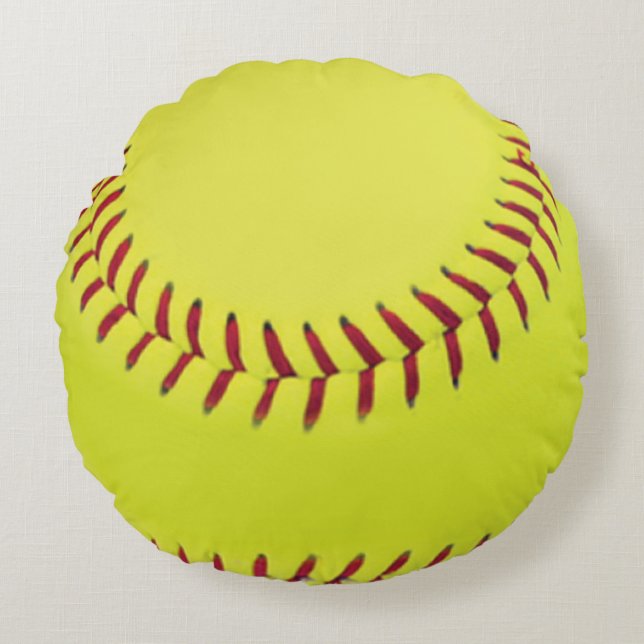 Softball Pillow Rond Kussen (Voorkant)