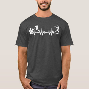 Softball Pitcher Fastpitch Softball Speler Love EK T-shirt