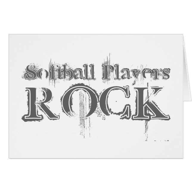 Softball Players (Voorkant Horizontaal)