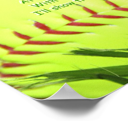 Softball Poem Poster (Hoek)