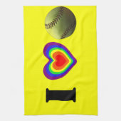 Softball Pride Theedoek (Verticaal)