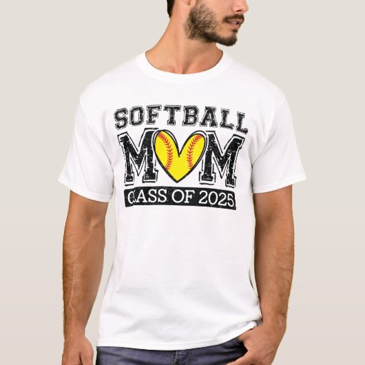 Softball Senior 2025 T-shirt (Voorkant)