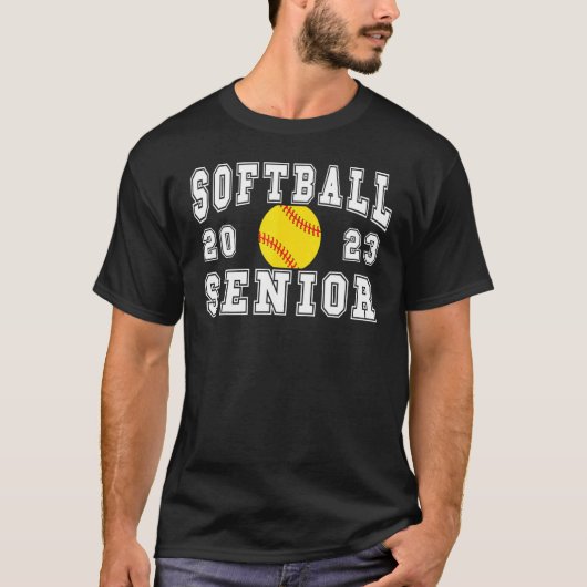 Softball Senior Night Softball Senior 2023 Graduat T-shirt (Voorkant)