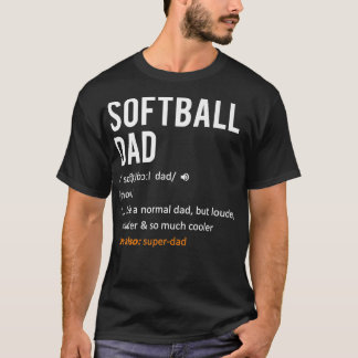 Softball Shirt Fathers Day Gift Son