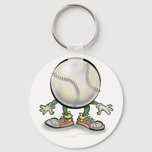 Softball Sleutelhanger (Voorkant)