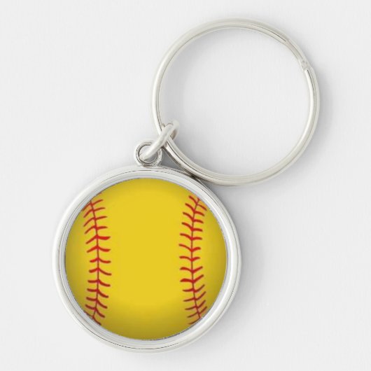 Softball-Sleutelhanger Sleutelhanger (Voorkant)