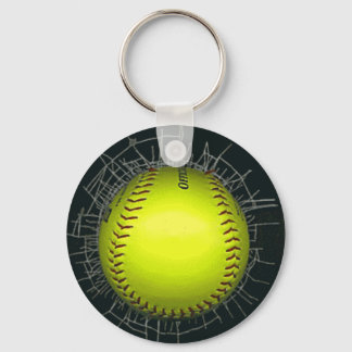 Softball-Sleutelhangers Sleutelhanger