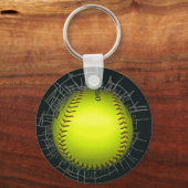 Softball-Sleutelhangers Sleutelhanger (Voorkant)