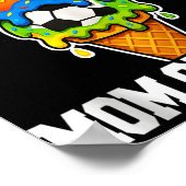 Softball Soccer Basketball Mom Ice Cream Summer Ga Poster (Hoek)