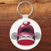 Softball Sock Monkey Sleutelhanger (Voorkant)
