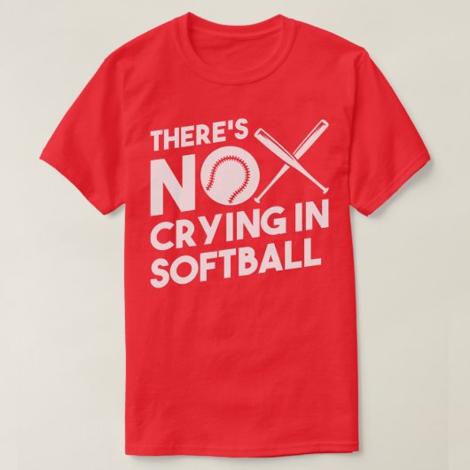 Softball SoftballRacket T-shirt (Design voorkant)