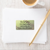 Softball Sports Mariage Étiquettes de adresse à th (En situation)