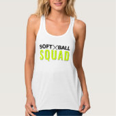 Softball Squad Tanktop (Voorkant)