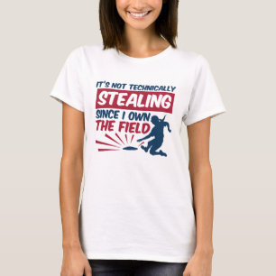 Softball steelt niet sinds ik het veld bezit t-shirt