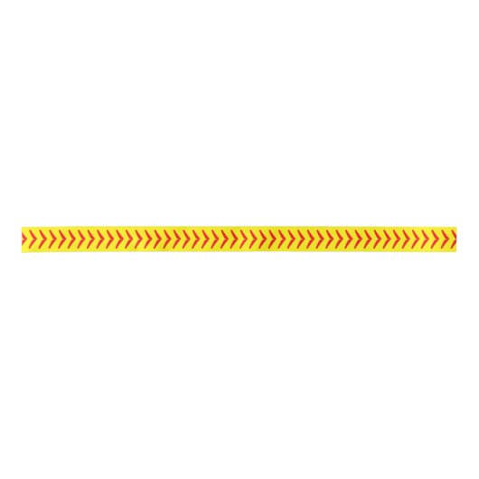 Softball Stitches Party Ribbon Lint (Voorkant)