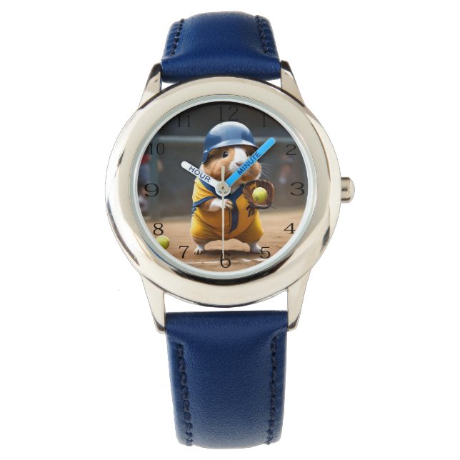 Softball Superstar: Het grote spel van het cavia, Horloge (Voorkant)