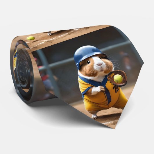 Softball Superstar: Het grote spel van het cavia, Stropdas (Opgerold)