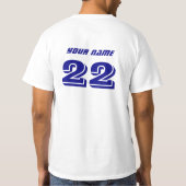 Softball T-shirt (Achterkant)