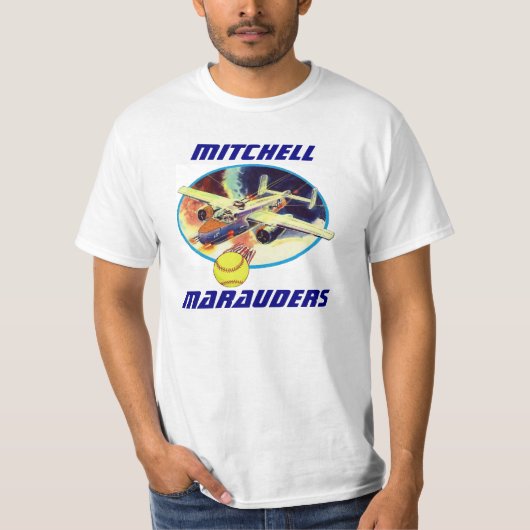 Softball T-shirt (Voorkant)