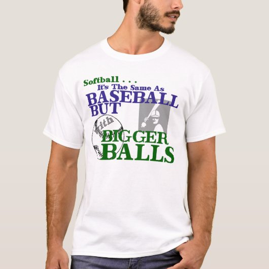 Softball T-shirt (Voorkant)