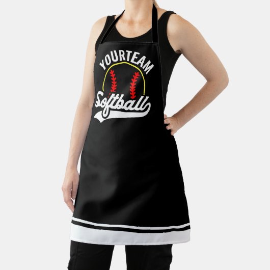 Softball Team Speler VOEG NAAM TOE Personalized Le Schort (Insitu)