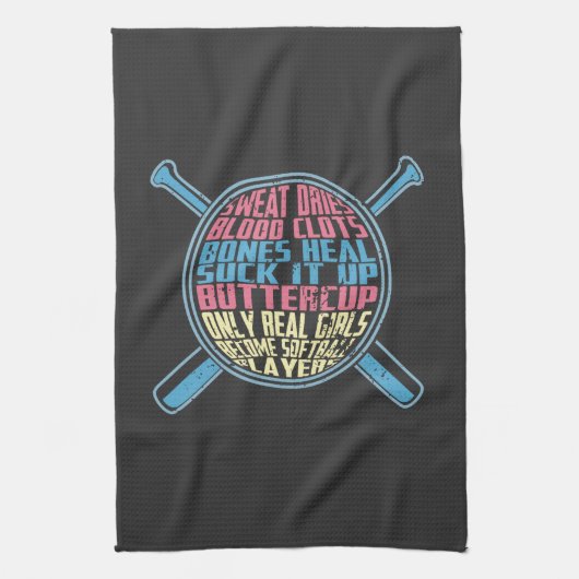 Softball Theedoek (Verticaal)