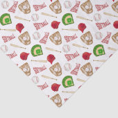 Softball Tissue Paper Tissuepapier (Detail)