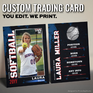 Softball Trading Kaart Classic Honkbal Speler Kaar Contactkaartje