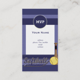 Softball Visitekaartje