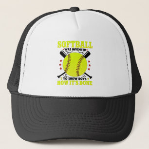 Softball werd uitgevonden aan Shows jongens hoe he Trucker Pet