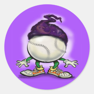 Softball-wizard Ronde Sticker