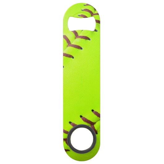 Softball Yellow Fast Pitch 8U 10U-flessenopening Speed Flessenopener (Achterkant)